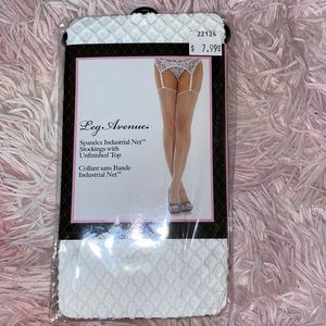 Cosplay knee-high fishnets